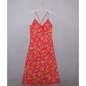 Vintage Express Dress Pink Floral Maxi Fairy Grunge Lace Romantic 90s Y2K Zip